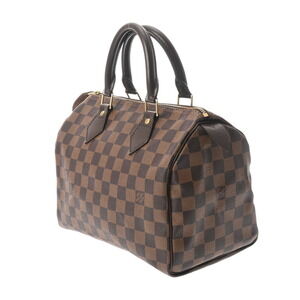 Louis Vuitton Damier Handbag Speedy Canvas Brown